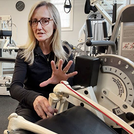 Dra. Mariane Malucelli, maior autoridade em Mecânica do Exercício no Brasil