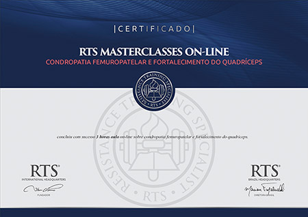 Certificado RTS MasterClass